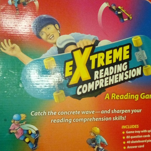 Lakeshore EXTREME Reading Comprehension Board Game Ages 7+ Homeschool Tutor - Picture 1 of 4